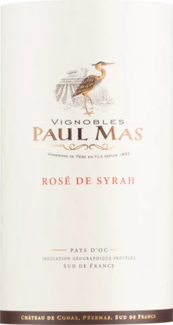 Rosé De Syrah IGP - Domaine Paul Mas
