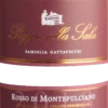 Rosso Di Montepulciano DOC - Poggio Alla Sala -Chevalier Wine Geschaft rosso di montalcino poggio alla sala label