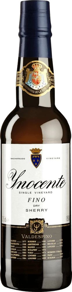 Sherry Inocente Fino DO 0,375 L - Valdespino 3 Sherry Inocente Fino DO 0,375 L - Valdespino