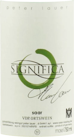 Significa Ayler Riesling - Weingut Peter Lauer