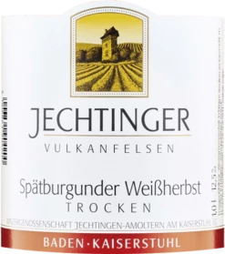 Spätburgunder Weißherbst 1,0 L - Winzergenossenschaft Jechtingen -Chevalier Wine Geschaft spaetburgunder weissherbst 1 0 l winzergenossenschaft jechtingen label