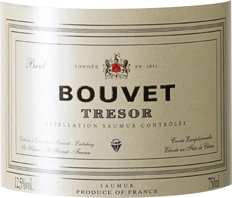 Bouvet Trésor Blanc Brut Saumur AOC - Bouvet Ladubay 3 Bouvet Trésor Blanc Brut Saumur AOC - Bouvet Ladubay