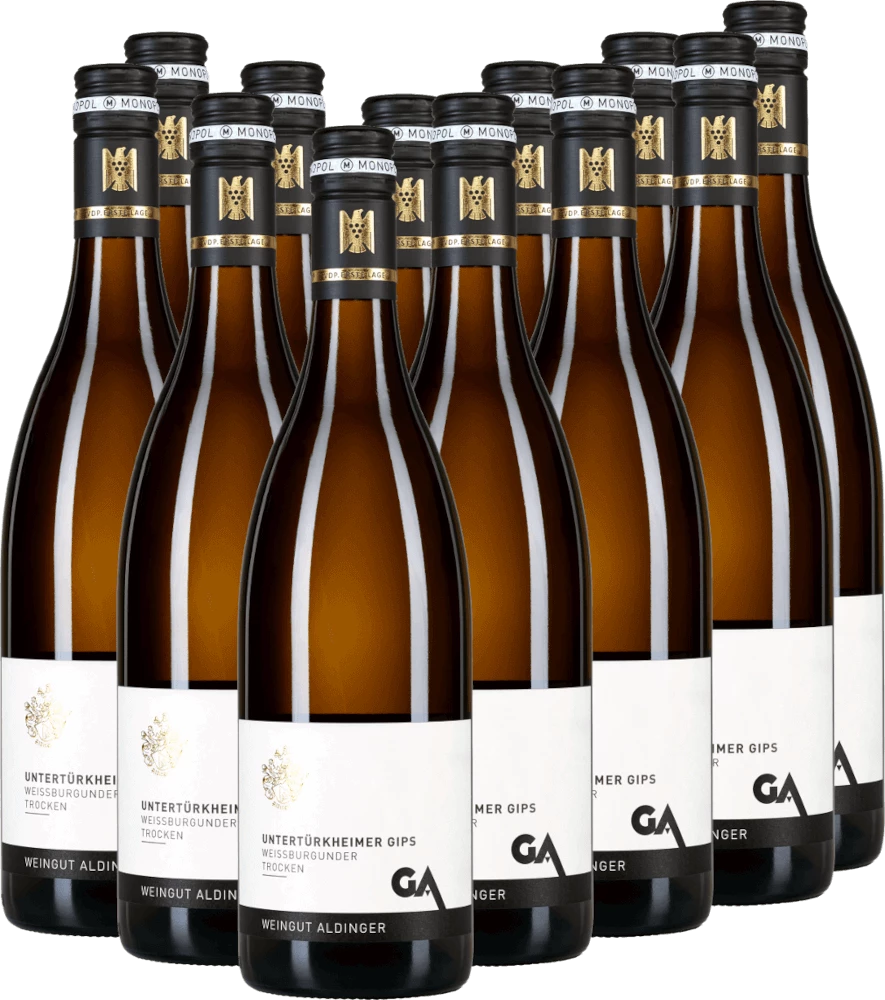12x Vorteils-Weinpaket Untertürkheimer Gips Weißburgunder Trocken - Aldinger 3 12x Vorteils-Weinpaket Untertürkheimer Gips Weißburgunder Trocken - Aldinger